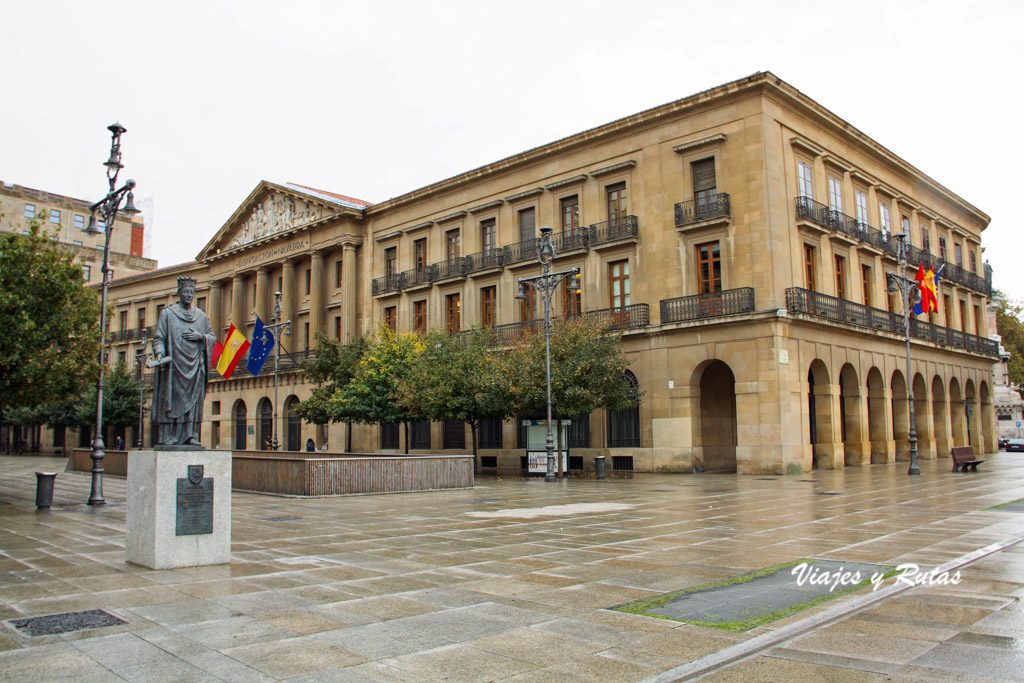 Plaza del castillo de Pamplona