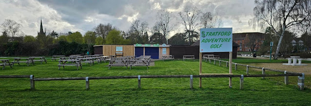 Stratford Adventure Golf. Photo by Simon Brown, March 2023