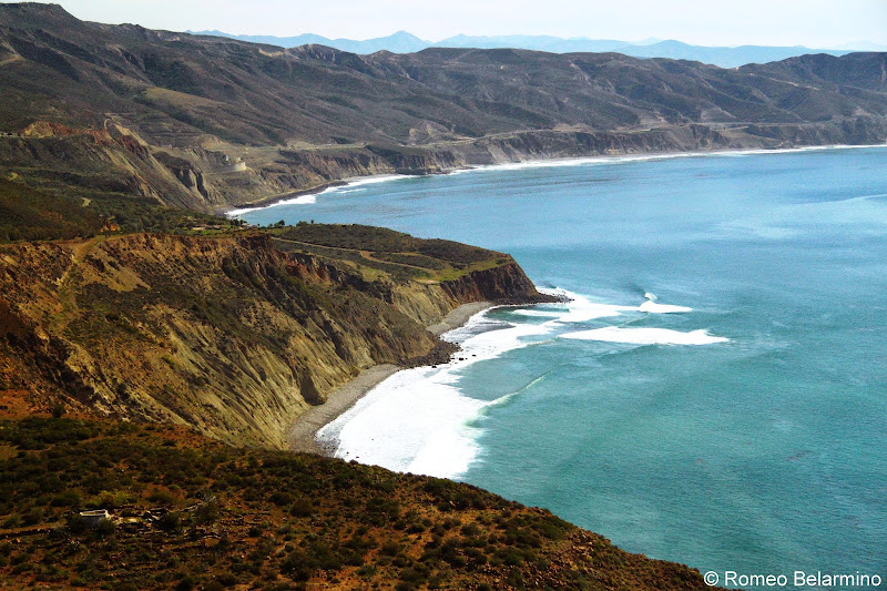 Pacific Coast View Road to Ensenada Baja California Mexico