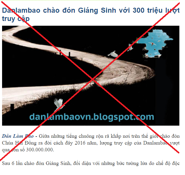  “DÂN LÀM BÁO” CHỚ VỘI MỪNG!