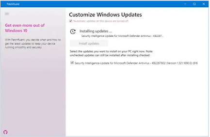 Windows 10 Güncellemelerini Patchfluent Aracını Kullanarak İndirin