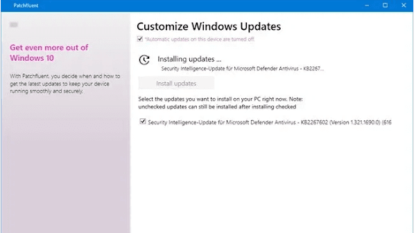 Windows 10 Güncellemelerini Patchfluent Aracını Kullanarak İndirin