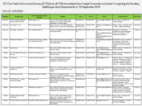 Every overseas Filipino worker (OFW) must be aware of the cargo company where they send their hard-earned balikbayan boxes. Make sure that you only entrust them to the cargo and freight forwarders accredited by the Department of Trade and Industry (DTI) to assure its safety.        Ads      Sponsored Links  There were reports of loss, pilferage, and damaged items due to mishandling. If your cargo company is not licensed and accredited by the DTI, chances are, your complaints will be for nothing and you will lose your packages forever especially if the sent your cargo to a fly-by-night courier service.  DTI has released the latest list of accredited cargo forwarders as of September 2018.                                                                                                                                                                                                                                                                                  Just check the list of the accredited cargo forwarders in your host country to make sure that the balikbayan box you diligently saved for months just to send them to your loved ones may surely reach its destination safely and should any problem arise, you can always reach the DTI to file complaints.    For complaints and queries, you can contact DTI at the following:   DEPARTMENT OF TRADE & INDUSTRY Trade & Industry Building 361 Senator Gil J. Puyat Avenue, Makati City Metro Manila, Philippines 1200  Trunkline: (+632) 7510-DTI (384) Office Hours: 8:00am-5:00pm, Monday to Friday (excluding holidays)  DTI Direct Hotline: (+632) 751.3330 Mobile: (+63) 917.834.3330 Email: ask@dti.gov.ph Filed under the category of overseas Filipino worker, OFW, balikbayan boxes, cargo and freight forwarders, Department of Trade and Industry , DTI accredited, 