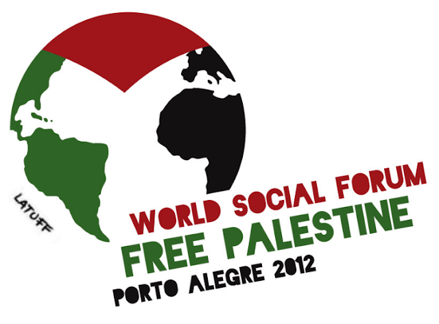 Logotipo do Fórum Social Mundial Palestina Livre