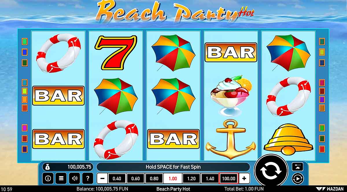Beach Party Hot - Demo Slot Online Wazdan Games Indonesia