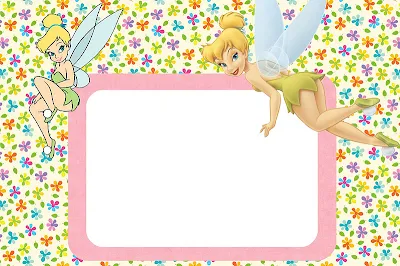 For Tinkerbell Party Invitations, Cards, Backgrounds or Labels. 