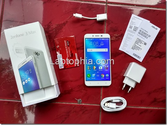  Pada kesempatan kali ini Tim Laptophia akan mengulas smartphone  Unboxing Asus Zenfone 3 Max ZC553KL: Big Battery with Laser AF