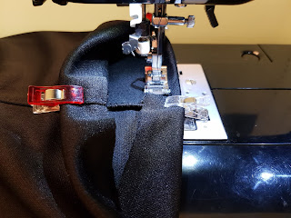 stitch new hem with running stitch rabeeamadeit