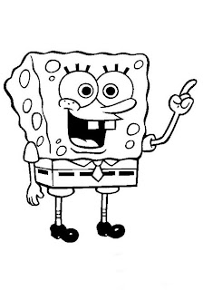 dibujo bob esponja