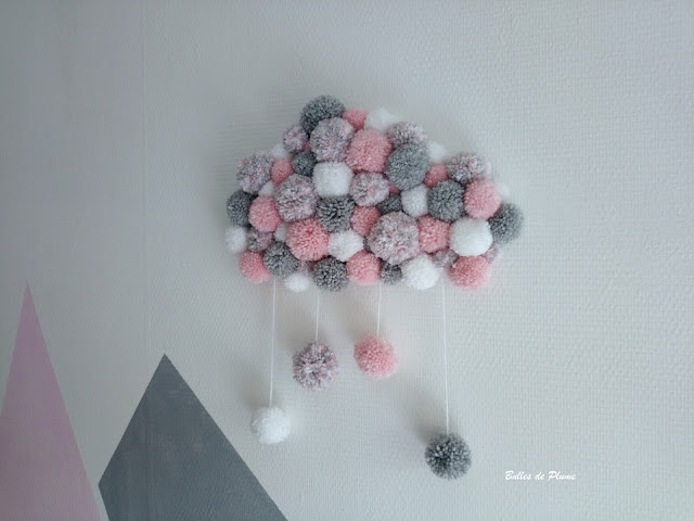 Bulles de Plume DIY Nuage Pompons