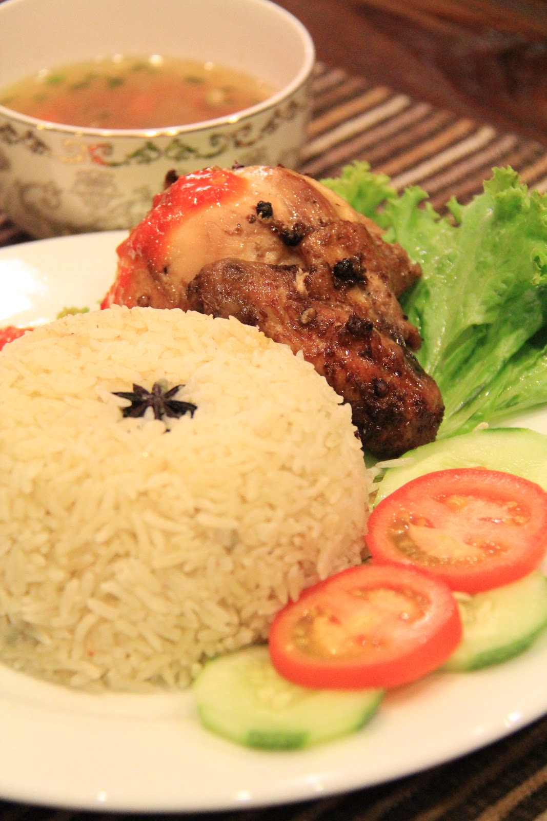 Bersama Kak Dee - Resepi Nasi Ayam ( Nasi & Ayam): NASI 
