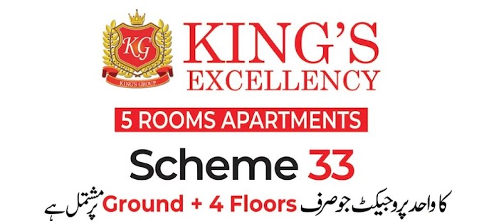 5 rooms luxury apartment in Karachi.Kings Excellency