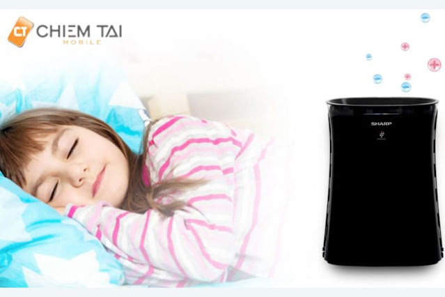 Máy lọc không khí bắt muỗi Sharp FP-GM50E-B dành cho phòng ngủ nhỏ