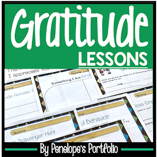 Gratitude Teaching Packet