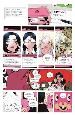 Ilustración de Hack/Slash: Vuelta al cole, cómic de terror juvenil de Zoe Thorogood