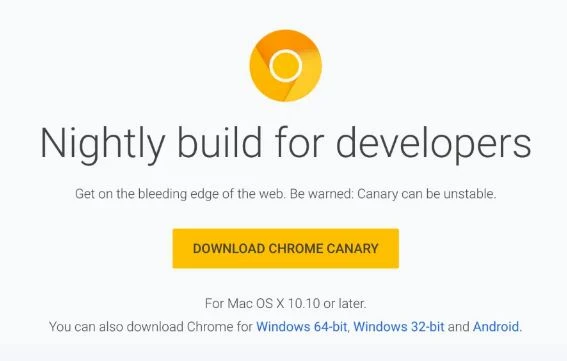 google chrome canary apk