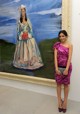 Freida Pinto at the Weinstein & Alliance