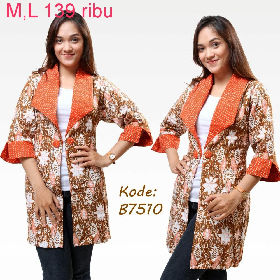 Model Baju Batik Untuk Kerja Kantor Model Baju Batik