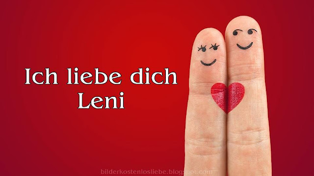 Bild von ich liebe dich für Leni