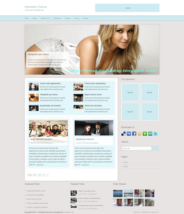 Kemotolis Tribune WordPress Theme