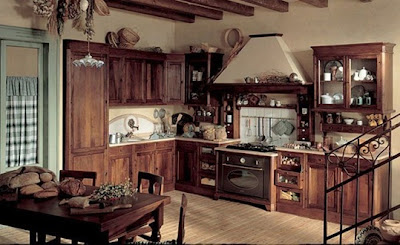 cocina estilo rústico