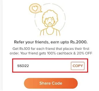 Freshmenu Invite Code