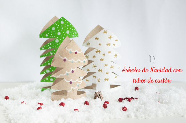 DIY-arbol-navidad-tubo-carton