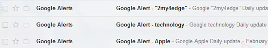 Goolge Alert to you gmail account last step