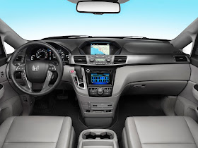 Interior view of 2014 Honda Odyssey Touring Elite