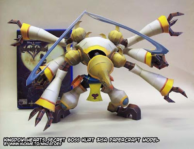 Kingdom Hearts Kurt Zisa Papercraft