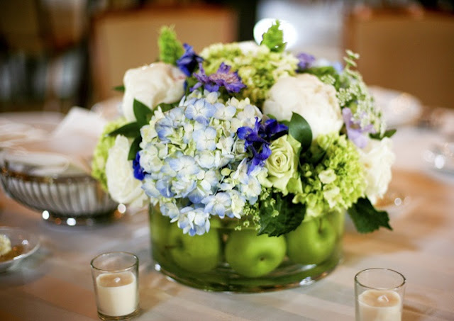 Hydrangea Wedding Centerpieces