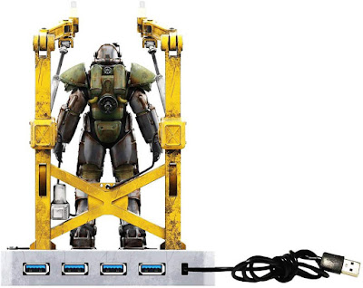 Fallout T51b Power Armor And Cradle 4 Port USB Hub