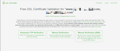 verify domain name ownership for ssl certifcate