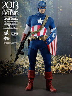 Hot Toys 1/6 Scale Captain America First Avenger 12" Star Spangled Man Captain America Figure