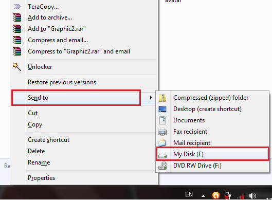 Menambahkan Opsi Baru pada Menu Send To di Windows Explorer