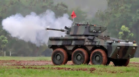 Panser Badak Pindad Sukses Lakukan Uji Tembak