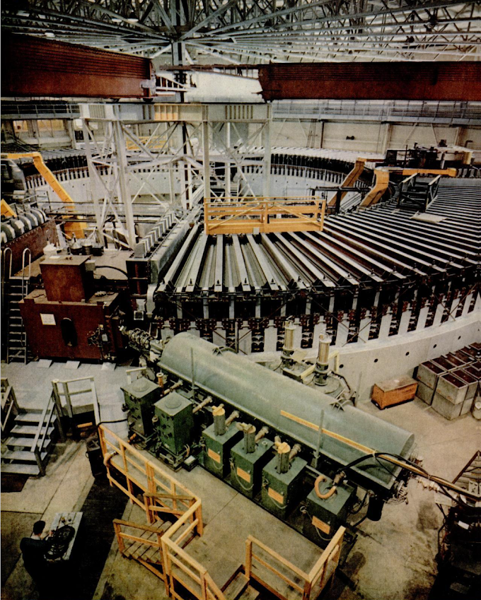The Bevatron particle accelerator (1954)
