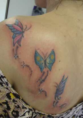 fotos de tattoos de borboleta