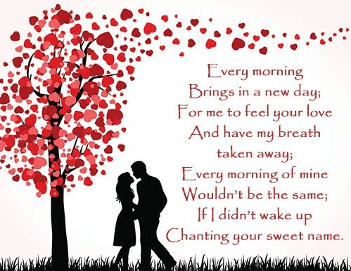 Best Romantic Good Morning Poem