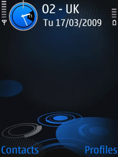 Nokia 5700 Xpress Music original themes – Blue