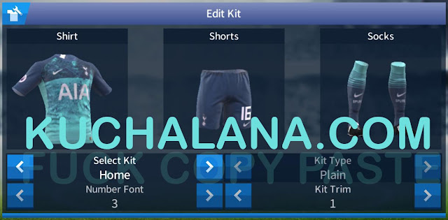  and the package includes complete with home kits Baru!!! Tottenham Hotspur 2018/19 Kit - Dream League Soccer Kits