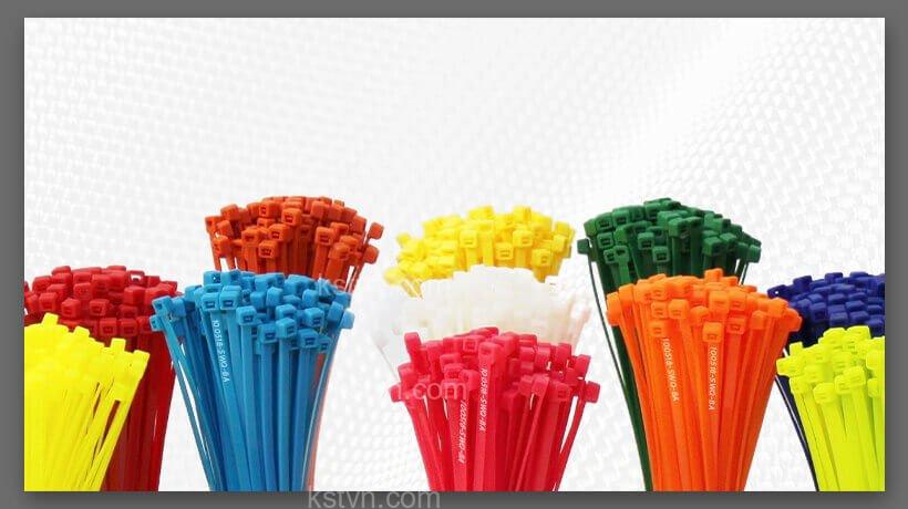 Creative ways to use different colors of nylon cable ties