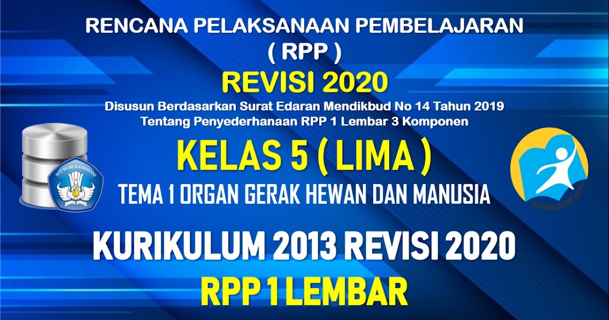 Rpp Kelas 5 Tema 7 Masa Covid - Contoh Rpp Daring Sd Mi ...