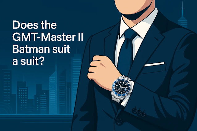 GMTマスター2バットマンはスーツに合うのか？