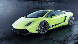 Custom Paint Green Lamborghini Gallardo Tuning HD Wallpaper