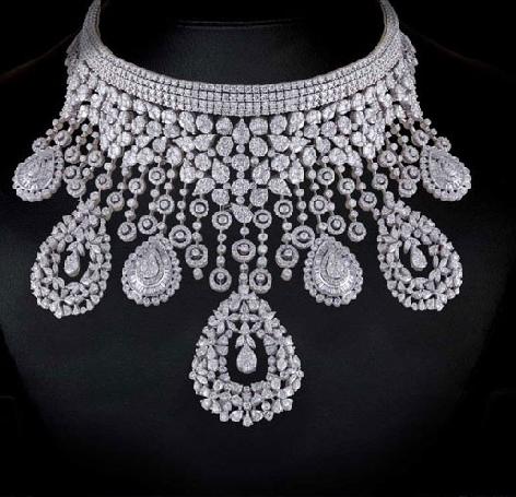 ... Diamonds add more beauty to necklaces.These are some Diamond Necklace