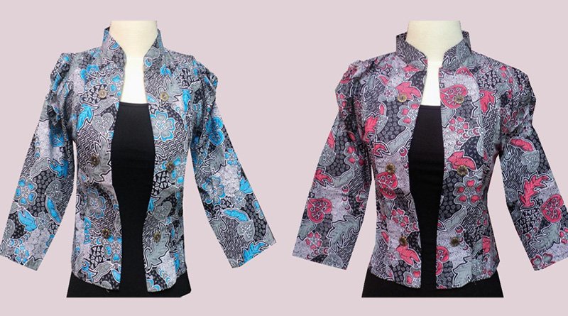 Aneka Model  Baju  Kerja Wanita Blazer  Batik  Modern 