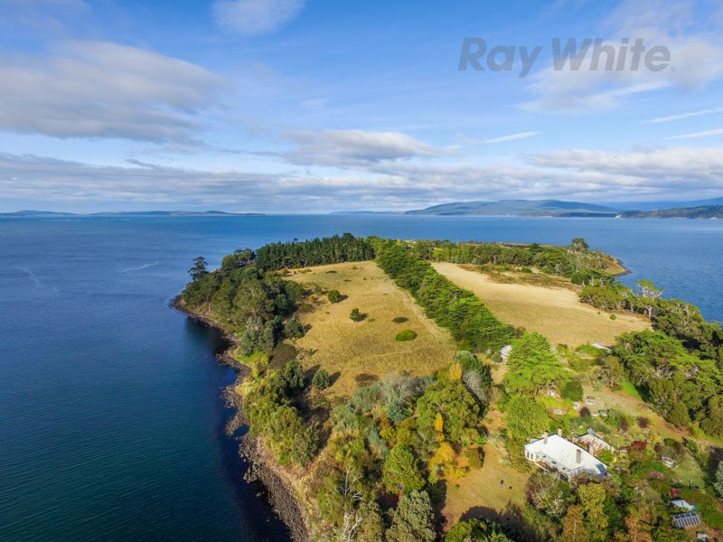 The remains of the Huon Island convict probation out-station