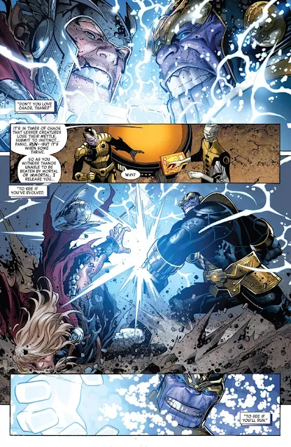Thần Thor vs Thanos