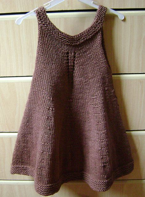 Dress Baby Knit - Free Pattern 